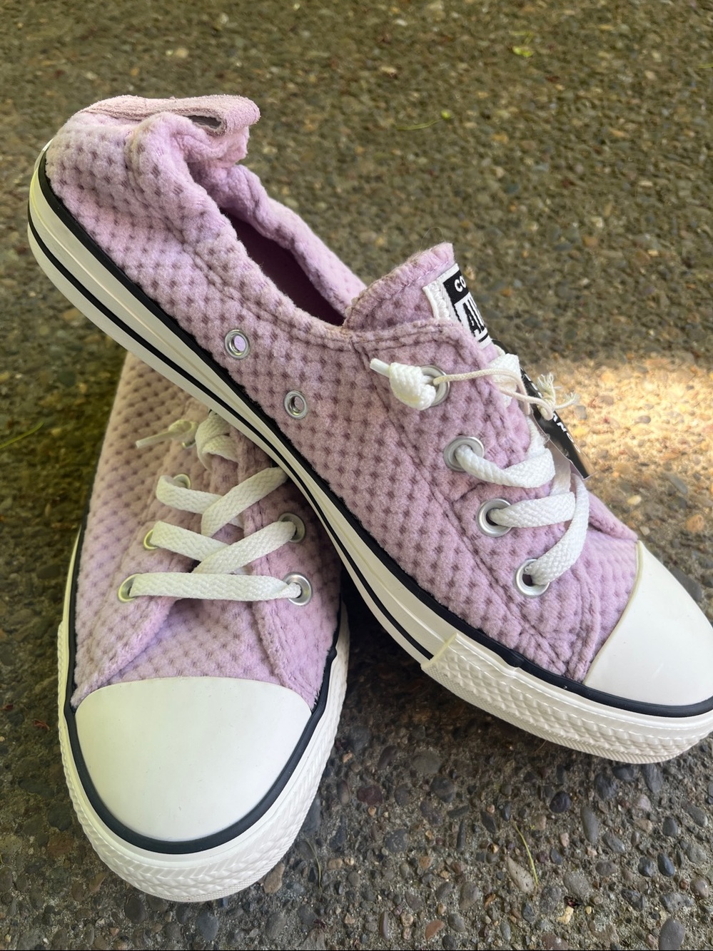 Converse All Star Chucks Shoreline Plush Knit Sneaker Phantom Violet, Wms 10 - Picture 7 of 7